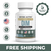 Swiss Activa+DIM 455mg with BioPerine and Broccoli Extract