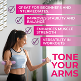 Swiss Activa+ 3 lbs Dumbbells for Women Set of 2