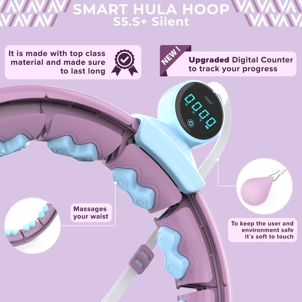 Swiss Activa+ S5.S+ Premium Smart Hula Hoop