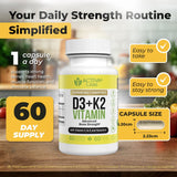 Activa+ Labs Vitamin D3+K2 with Calcium