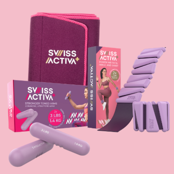 Swiss Activa+ 1 lb Wrist Weight For Women Set of 2