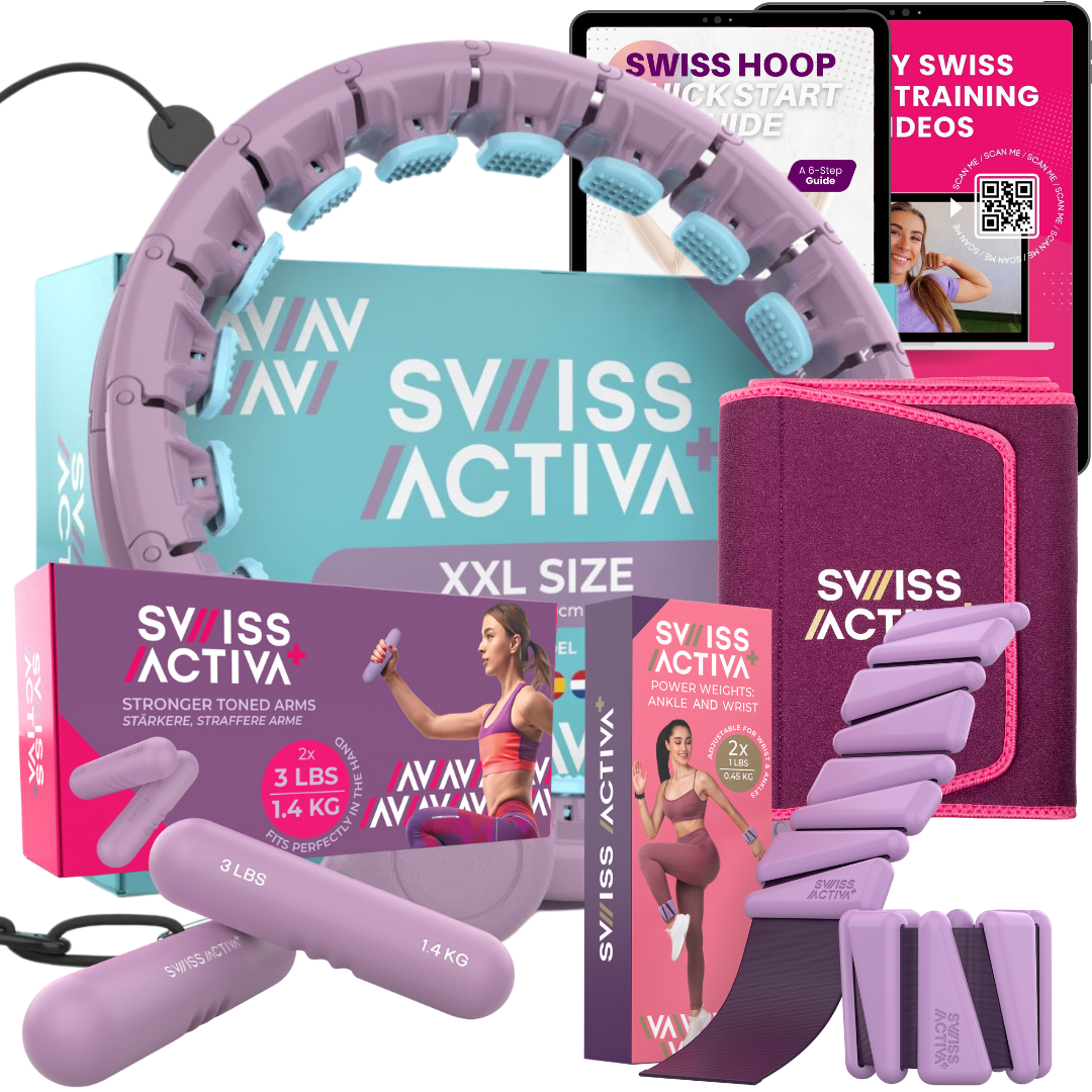 Swiss Activa+ Smart Hula Hoop Training Set