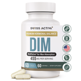 Swiss Activa+DIM 455mg with BioPerine and Broccoli Extract