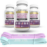 Swiss Activa+ Myo Inositol (3 Bottle) + Resistance Band