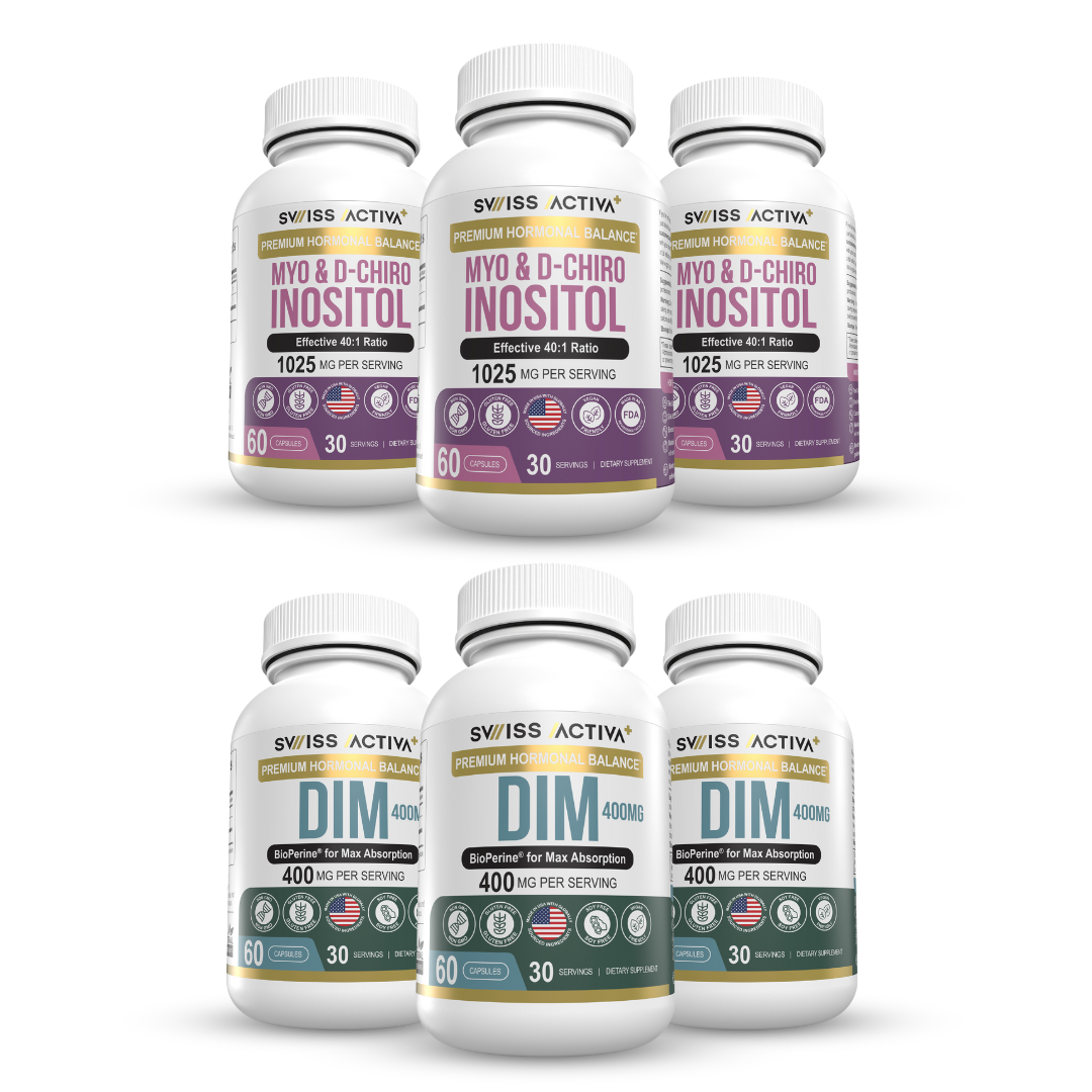 Swiss Activa+ DIM 400mg + Myo & D-Chiro Inositol - 3 Packs